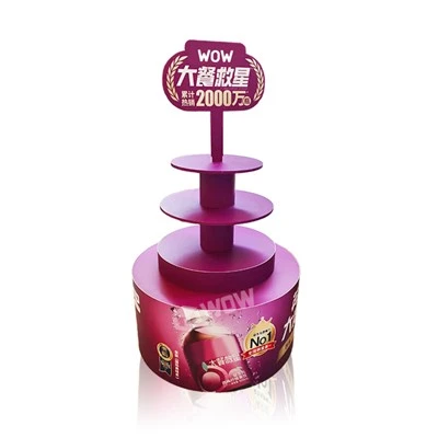 Round Tier PVC Snarl Display Stand